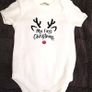 Personalized Baby Christmas Vests & Bibs Image 9