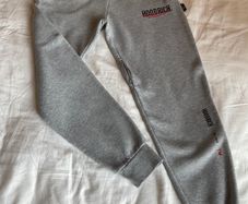 Mens Hoodrich grey tracksuit bottoms joggers sweatpants size XS