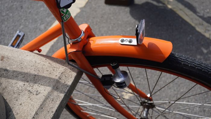 Vintage Orange Kronan Bicycle - Swedish Classic
