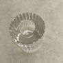Large Eiffel Taper Candle Holder Clear not stamped. Image 2