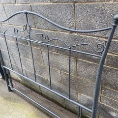 double metal headboard