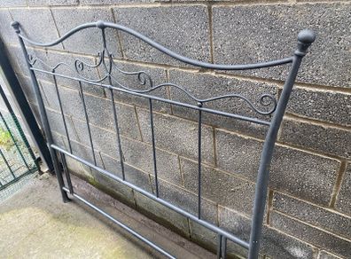 double metal headboard