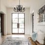 8-Light Vintage Black French Country Chandelier: Image 6