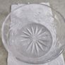 Vintage Bohemia Hand Cut Lead Crystal 24% Au Plomb Czechoslovakia  small bowl Image 4