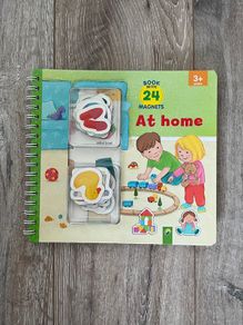 At Home Book with 24 Magnets