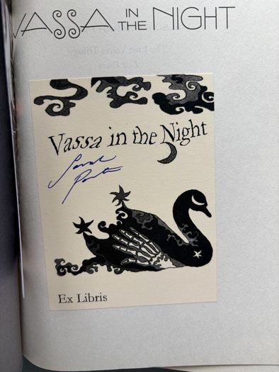 Vassa In The Night - Sarah Porter Signed First Edition Hardback Book Fiction