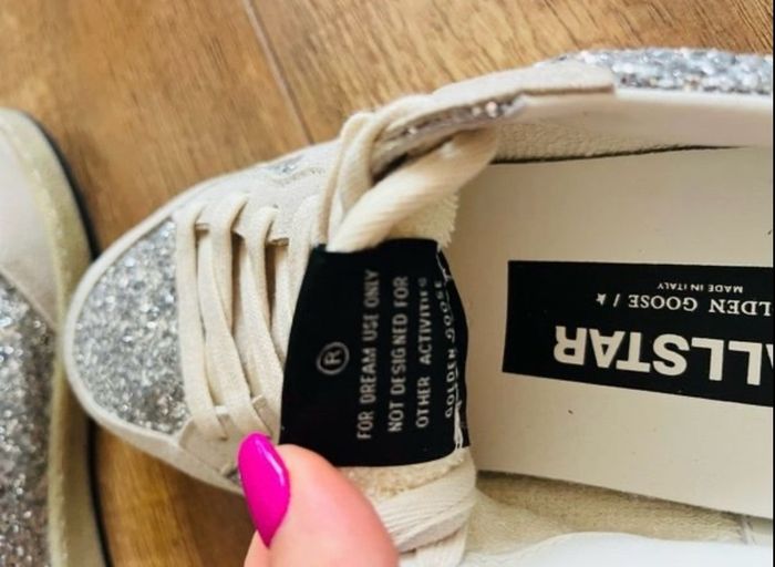 Golden Goose glitter sneakers