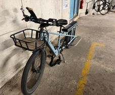 electric bike (Decathlon R500E cargo lontail) with NEW battery