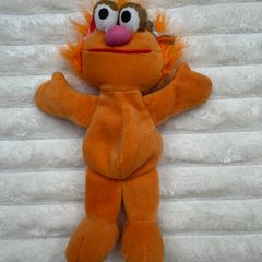 Vintage 1997 Tyco Sesame Street Zoe Bean Bag Plush approx. 8" Used Please see pictures