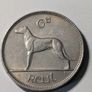 Irish Sixpence 1958. Image 2