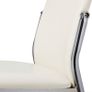 Dining Chairs 6 pcs White Faux Leather Image 5