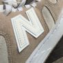 New Balance Trainers 480 UK 8 Beige Cream Suede Leather Retro Casual Sneakers Image 6
