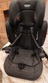 Graco Endure 1/2/3 Car Seat - Black/Grey