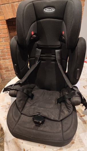 Graco Endure 1/2/3 Car Seat - Black/Grey