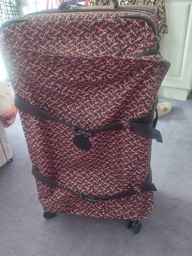 large wheeled  Kipling suitcase