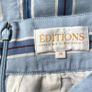 Sezane Siloe blue stripe skirt size 36 Image 4