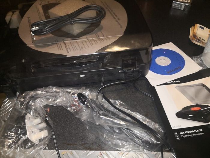 New Silvercrest turntable in wrapping