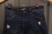Bershka girls denim shorts size 34/6 aged 13+ years