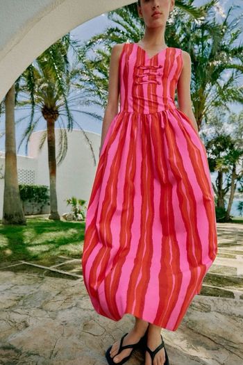 zara stripe dress