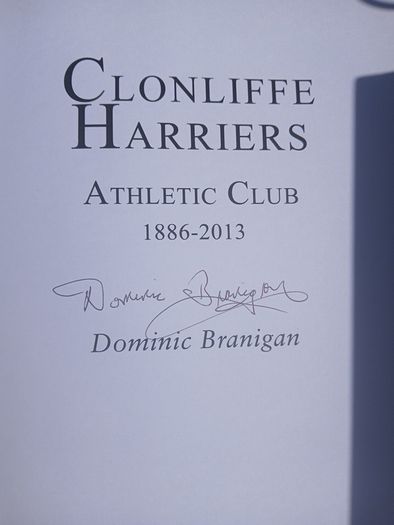 Clonliffe Harriers - Dominic Branigan (signed)
