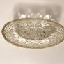 Cut Glass Crystal Bowl Boat Shape Image 2