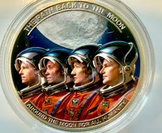 Artemis II Moon Mission commemorative coin