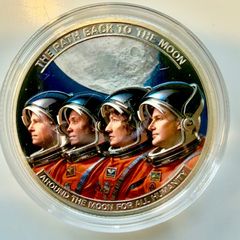 Artemis II Moon Mission commemorative coin
