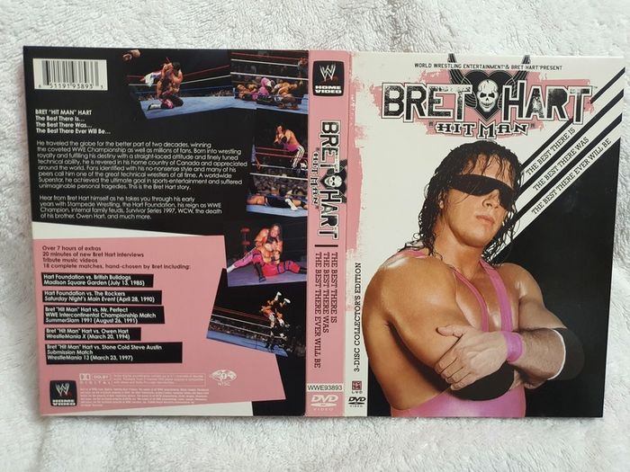 Bret Hart DVD Collectors Edition Region 1 DVD Set Like New WWE WWF