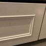 handmade storage bench/window seat with two large built-in drawers and a comfortable upholstered cushion Image 4