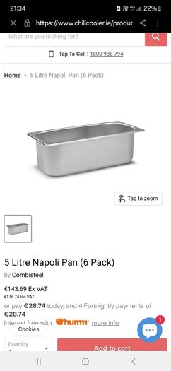 Ice cream/gelato pans and lids
