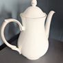 White and gold porcelain coffee pot Image 4