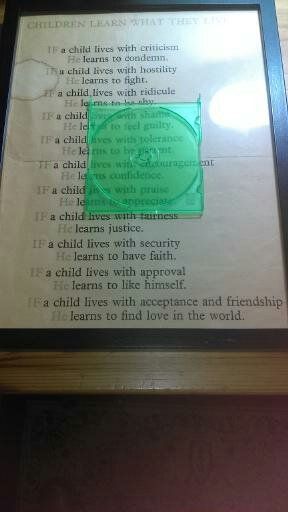 VERY UNIQUE - Framed Picture - Children Learn What They Live