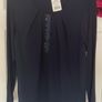 top Bnwt navy chiffon & embelished front sunwear brand European brand size 38 Image 4