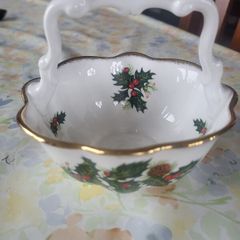 christmas  china basket