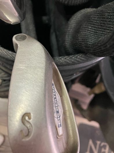 golf bag and clubs