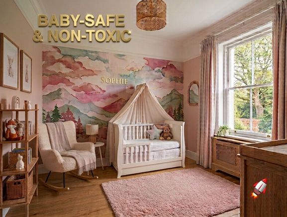 Nursery Painter Dublin | Baby Safe & Non-Toxic Bedroom Painting | D4