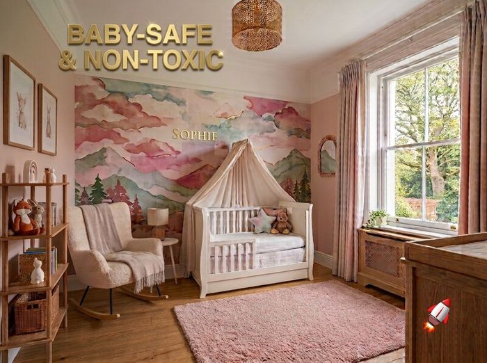 Nursery Painter Dublin | Baby Safe & Non-Toxic Bedroom Painting | D4