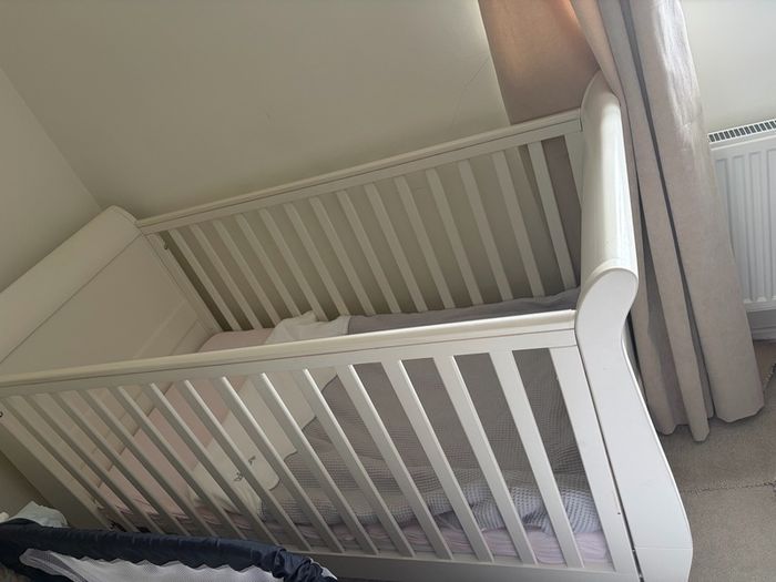 Mamas and Papas Sleigh cot/toddler bed