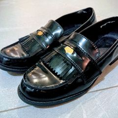 Black Moccasin Flats Zara