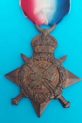 World War 1 1914 "mons" Star Royal Highlanders