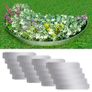 Lawn Fence 20 pcs Galvanised Steel 100x20 cm Image 10