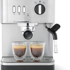 Bijou Espresso Machine | Automatic and Manual Espresso, Cappuccino & Latte Maker | 15 Bar Pump | Steam Wand (FREE POSTAGE)