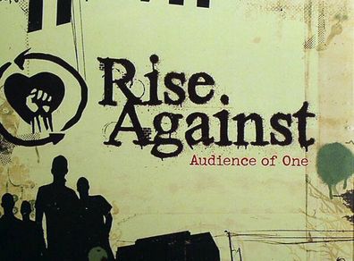 Rise Against "Audience Of One" CD, Single, Promo