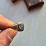 Vintage 9ct gold hematite signet  ring Image 5