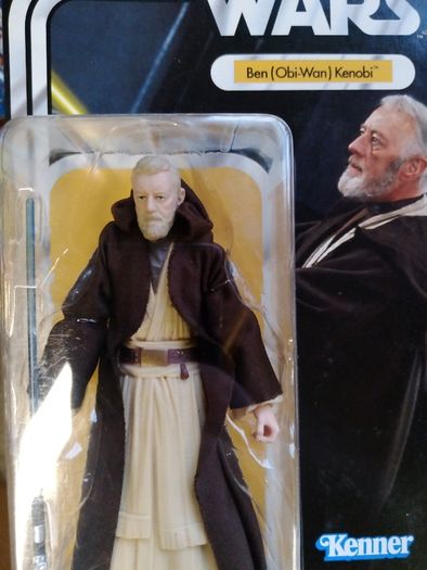 Star Wars Black Series Kenner Retro Obi Wan Kenobi and Princess Leia