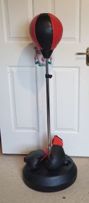 Boxing Club 120 - 145cm Freestanding Speed Punching Bag with Boxing Gloves
