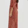 Asos Sequins Kimono Wrap Dress Image 3