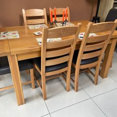 Dining table and 6 chairs