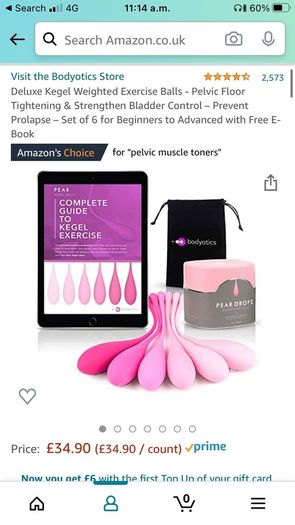 Pearl Drops kegel balls