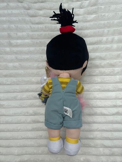 Despicable Me approx. 15 Plush Agnes Holding Fluffy Unicorn Universal Studios new Bit Dirty Please see pictures